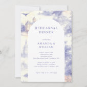 Toile de jouy Probe Dinner Einladung (Vorderseite)