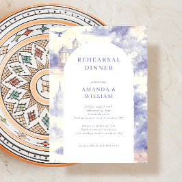 Toile de jouy Probe Dinner Einladung