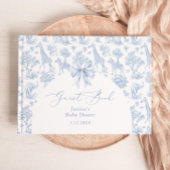 Toile de Jouy Safari Babydusche Gästebuch