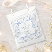 Toile De Jouy Teddy Bear Babydusche Vielen Dank Geschenktütchen (Ausgeschnitten)