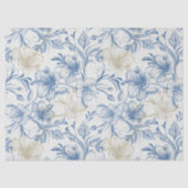 Toile-De-Jouy Vintage French Pattern Seidenpapier (Vorderseite)