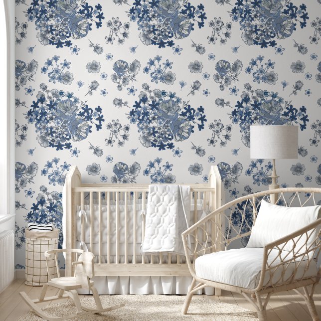 Toile-De-Jouy Vintage French Pattern  Tapete (Kinder)