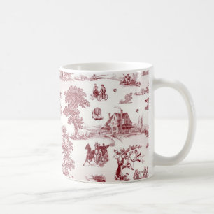 Toile De Jouy - Vintager Nachmittag Kaffeetasse
