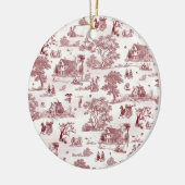 Toile De Jouy - Vintager Nachmittag Keramikornament (Links)