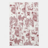 Toile De Jouy - Vintager Nachmittag Küchentuch (Vertikal)