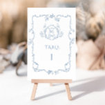 Toile de Jouy Vintager Teddybär Tischnummer<br><div class="desc">Toile de Jouy elegante Vintage Rahmen Teddy Bären Tischnummer Matching Artikel zur Verfügung.</div>
