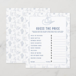 Toile De Jouy Western Baby Dusche Preis Reue Spiel