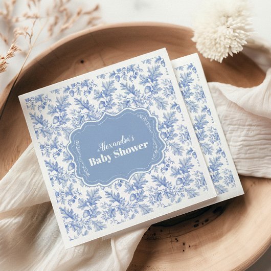 Toile De Jouy Woodland Babydusche Serviette