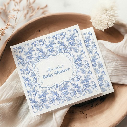 Toile De Jouy Woodland Babydusche Serviette