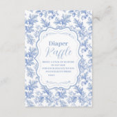 Toile De Jouy Woodland Diapper Raffle Begleitkarte (Vorderseite)