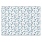 Toile de Joy. Blume. Blau. Tischdecke (Vorderseite (Horizontal))