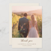 Toile de Romance Wedding Dankeskarte (Vorne/Hinten)