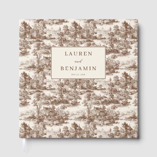 Toile de Romance Wedding Gästebuch (Vorderseite)