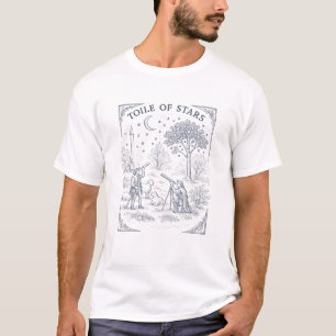 Toile der Sterne Sternbeobachtung Szene T-Shirt