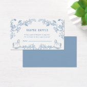 Toile Diaper Raffle Baby Shower Enclosure card (Schreibtisch)