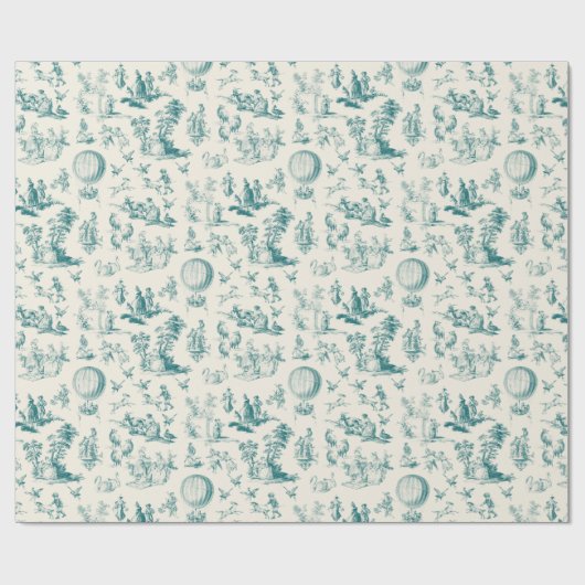 Toile du jouy geschenkpapier (Flach)