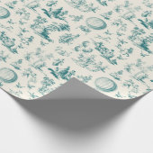 Toile du jouy geschenkpapier (Ecke)