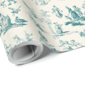 Toile du jouy wrapping paper geschenkpapier (Rolleneckpunkt)