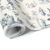 Toile du Jouy wrapping paper Geschenkpapier (Rolleneckpunkt)