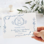 Toile Eleganframe Teddy bear Danke