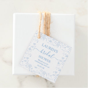 Toile Floral Brautparty Geschenkanhänger