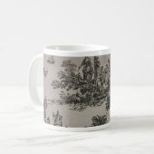 Toile Fluss-Szene Kaffeetasse (Vorderseite Links)