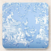 Toile French Inspiriert Untersetzer (Vorderseite)