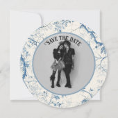 Toile Halloween Save the Date Foto Hochzeit Einladung (Vorderseite)