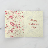 Toile Heart Valentine Feiertagskarte (Innenseite)