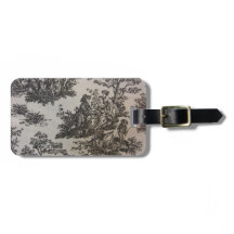 Toile in Schwarzem u. im Weiß