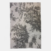 Toile in Schwarzem u. im Weiß Küchentuch (Vertikal)