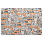 Toile jouy Mandarine Des AUSTRALIENS Stoff (Fat Quarter (45,7 x 55,9 cm))