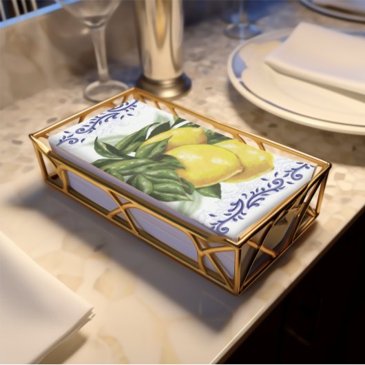 Toile Lemons Serviette