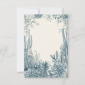 Toile Little Cowboy Teddy Bear Books for Baby card Einladung (Rückseite)