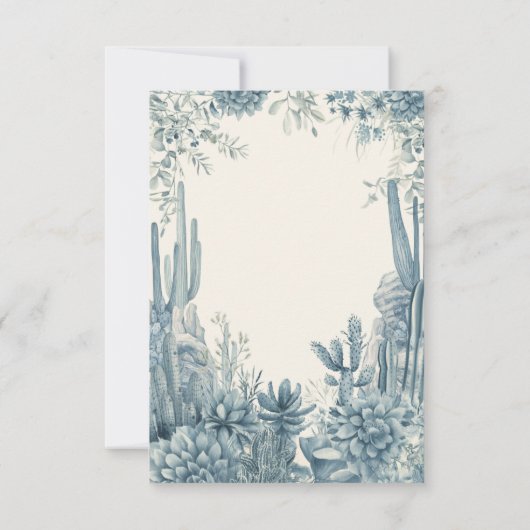 Toile Little Cowboy Teddy Bear Books for Baby card Einladung (Rückseite)