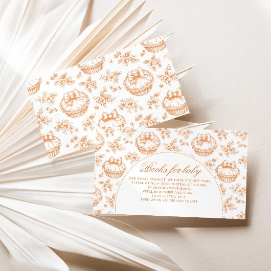 Toile Little Süsse Pie Books for baby arch Begleitkarte