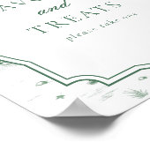 Toile Mallard Duck Gender Neutral Favors & Treats Poster (Ecke)