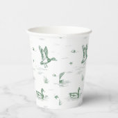 Toile Mallard Duck Gender Neutral Pappbecher (Rechts)