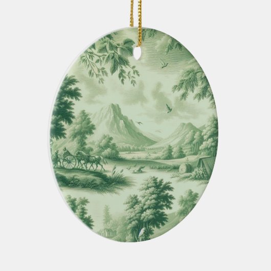 Toile Nostalgic Charm Scenic  Keramik Ornament (Rechts)