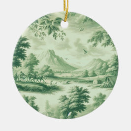 Toile Nostalgic Charm Scenic  Keramik Ornament