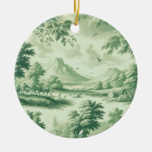 Toile Nostalgic Charm Szene Keramik Ornament (Vorne)