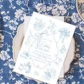 Toile Peter the Rabbit Beatrix Baby Shower Einladung