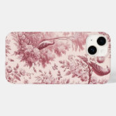 Toile Pink Vintag Case-Mate iPhone Hülle (Rückseite (Horizontal))