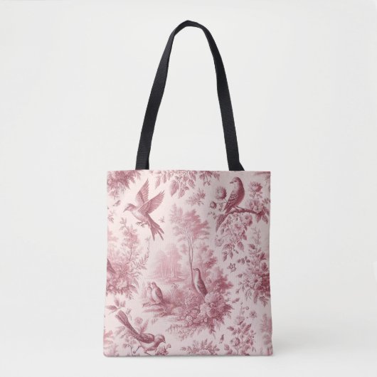 Toile Pink Vintag Tasche (Vorderseite)