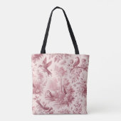 Toile Pink Vintag Tasche (Rückseite)