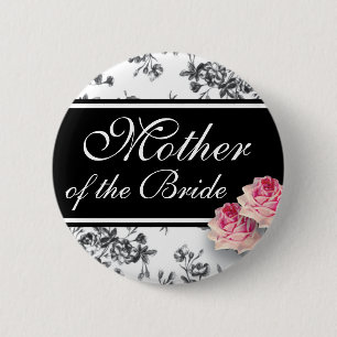 Toile Rosen, die Party-Knopf Wedding sind Button