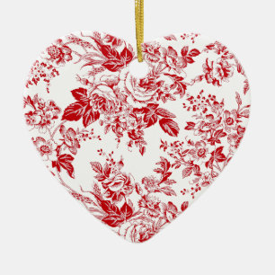 Toile Roses Keramikornament