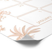 Toile Safari Boho Ratet den Fälligkeitstermin Poster (Ecke)