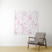Toile Safari Pink Teppich Wandteppich (Beispiel (Horizontal))
