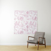 Toile Safari Pink Teppich Wandteppich (Beispiel)